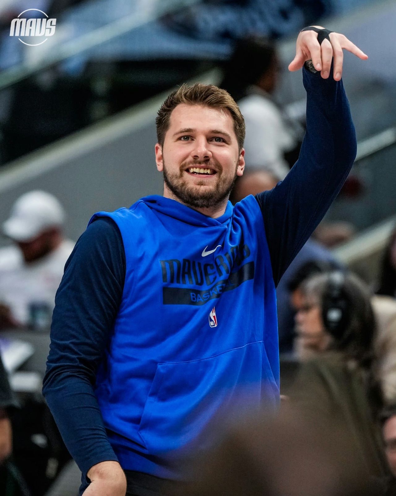 ナイキ選手支給品ダラスマーベリックスノースリーブパーカーNBA22-23 
