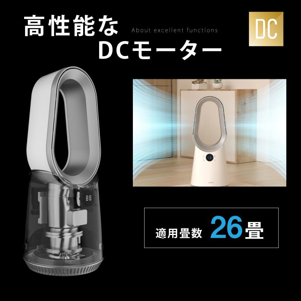 数量限定】【サインキングダム】タワーファン 扇風機 羽なし DCモーターリモコン 静音 スリム 9段階風量調節 空気循環 首振り 小型 静音 軽量設計  サーキュレーター パワフル送風 3D送風 換気 梅雨 衣類乾燥 衣類乾燥 節電 sk-xr-fan04 - メルカリ