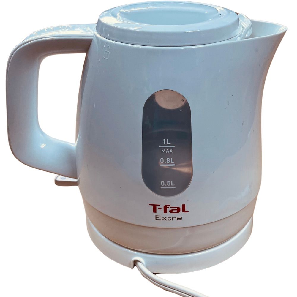 【動作確認済】【中古】本体のみ ティファール 1.0L 電気ケトル Extra KO1711JP ホワイト系