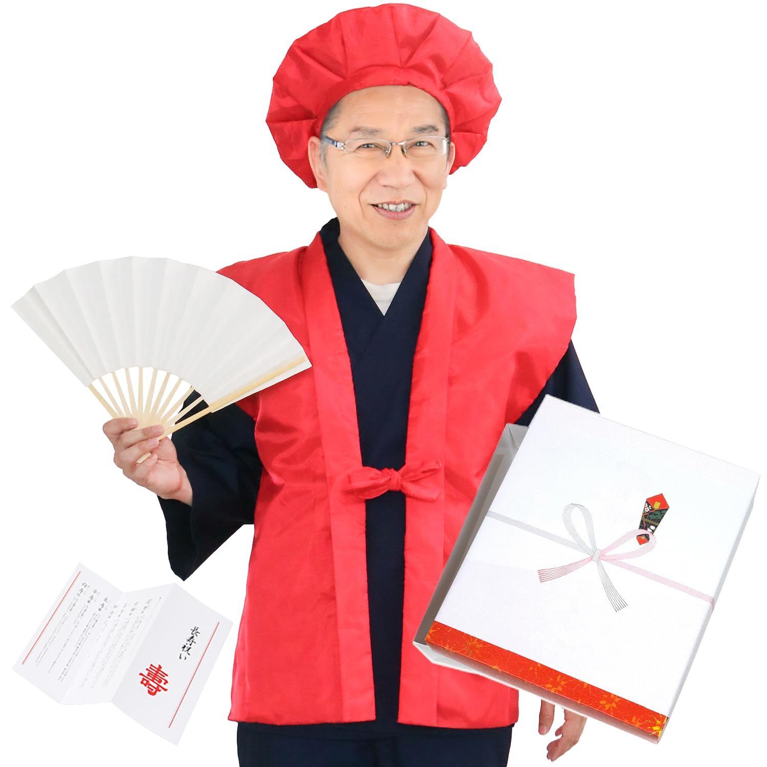 特価商品】[KYOETSU] ちゃんちゃんこ 還暦 赤いちゃんちゃんこ 米寿