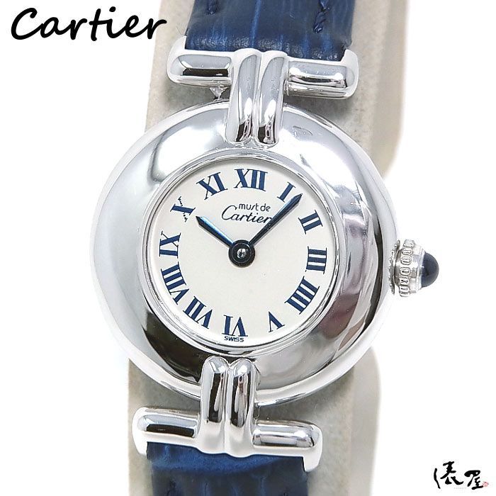 【OH済/仕上済】カルティエ マストコリゼ アールデコ 極美品 ヴィンテージ レディース Silver925 Cartier 時計 腕時計  中古【送料無料】