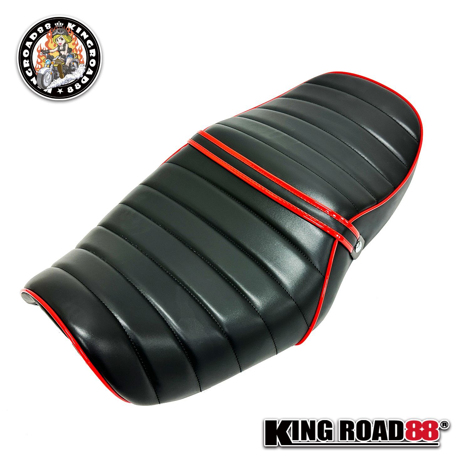 新品 バリオス 1型 タックロール　シート 鋲打ち あんこ抜き ZR250A 新品 バリオス 1型 タックロール シート 鋲打ち あんこ抜き