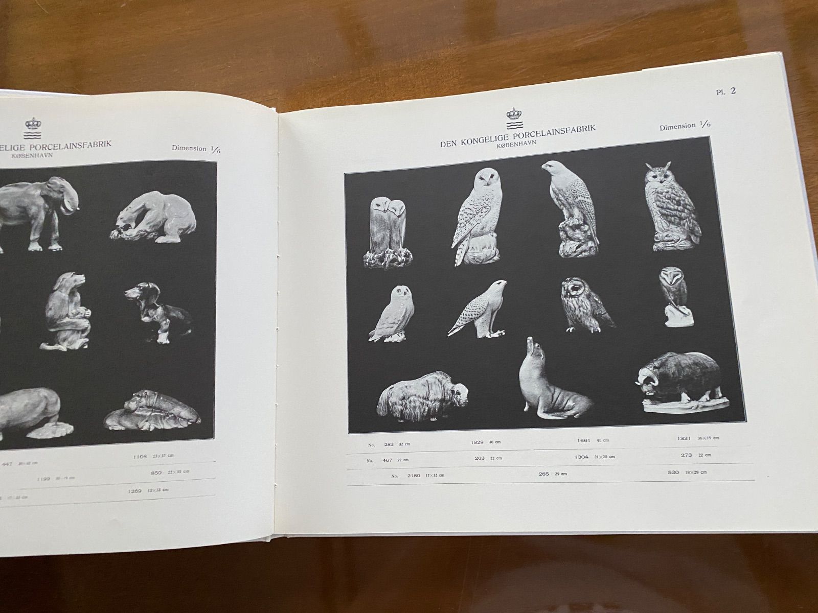 Reprinted ロイヤルコペンハーゲンカタログ1930年