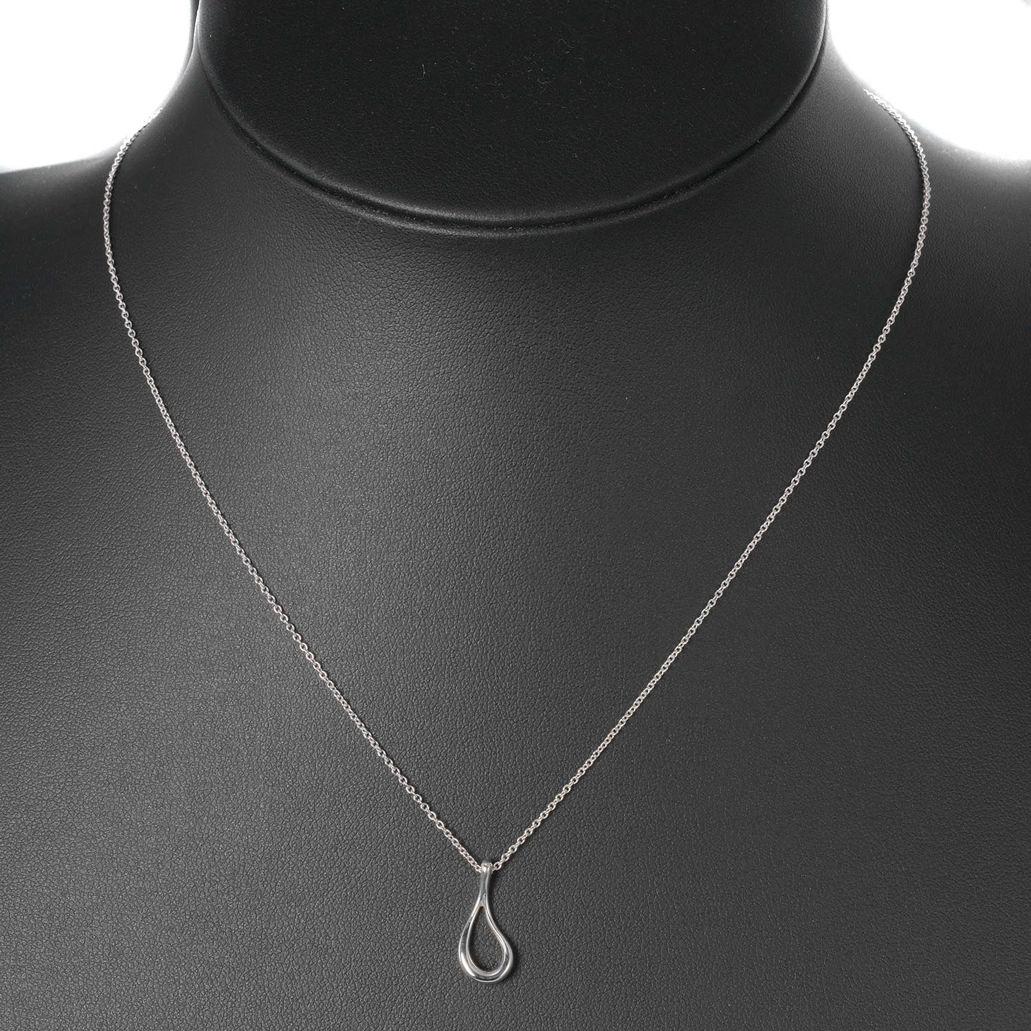 TIFFANY&Co.】ティファニー オープン ティアドロップ シルバー