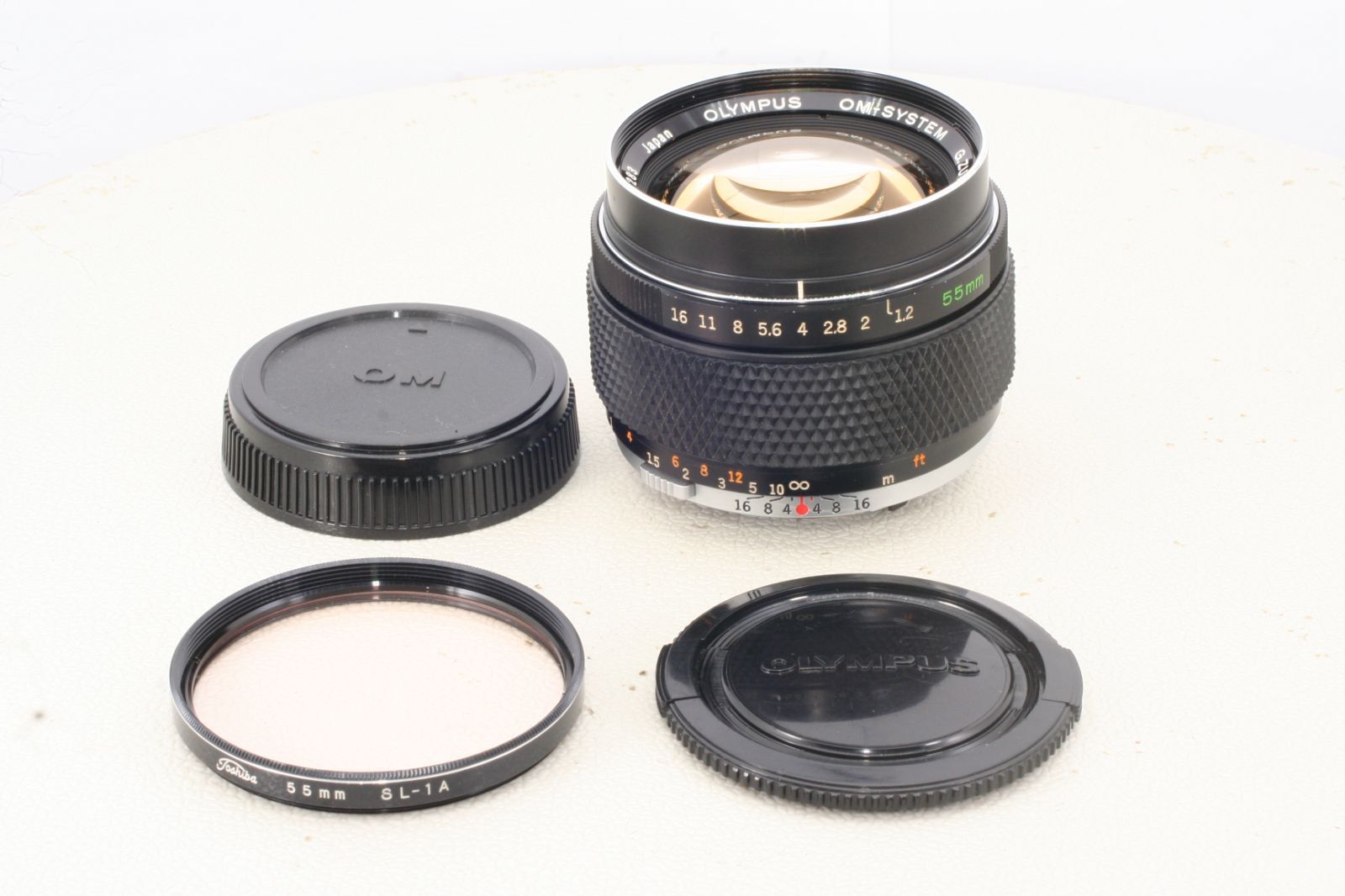 良品【整備済/完動品】OLYMPUS G.ZUIKO 55mm f1.2 Olympus G. Zuiko Auto-S 55mm f1.2 FAST OM Normal Lens. Caps. CLA'd