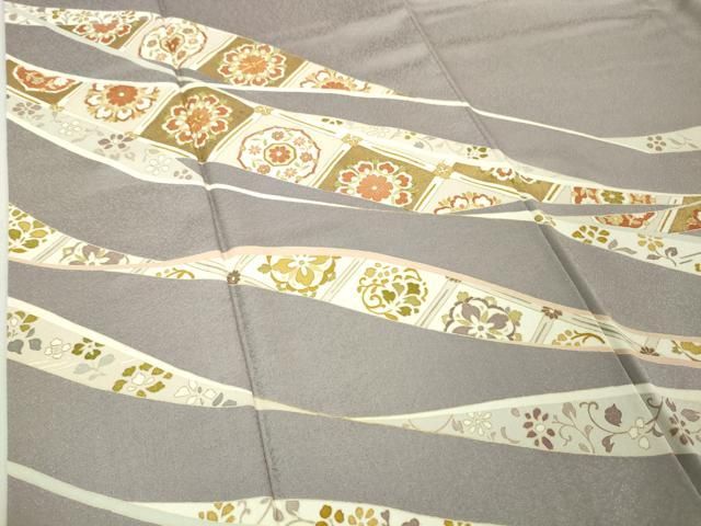 平和屋本店■極上　訪問着　駒刺繍　鬘帯正倉院花文　暈し染め　金彩　逸品　DZAA5959kh5 平和屋本店□極上 訪問着 駒刺繍 鬘帯正倉院花文 暈し染め 金彩 逸品