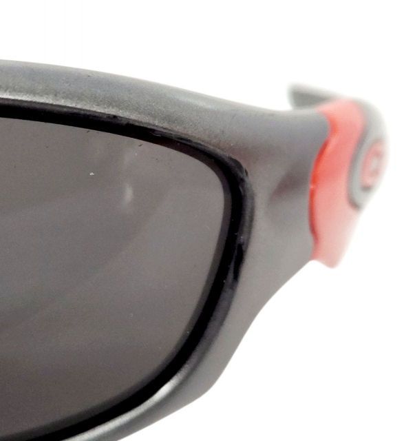 オークリー サングラス ストレートジャケット マットシルバー レッド