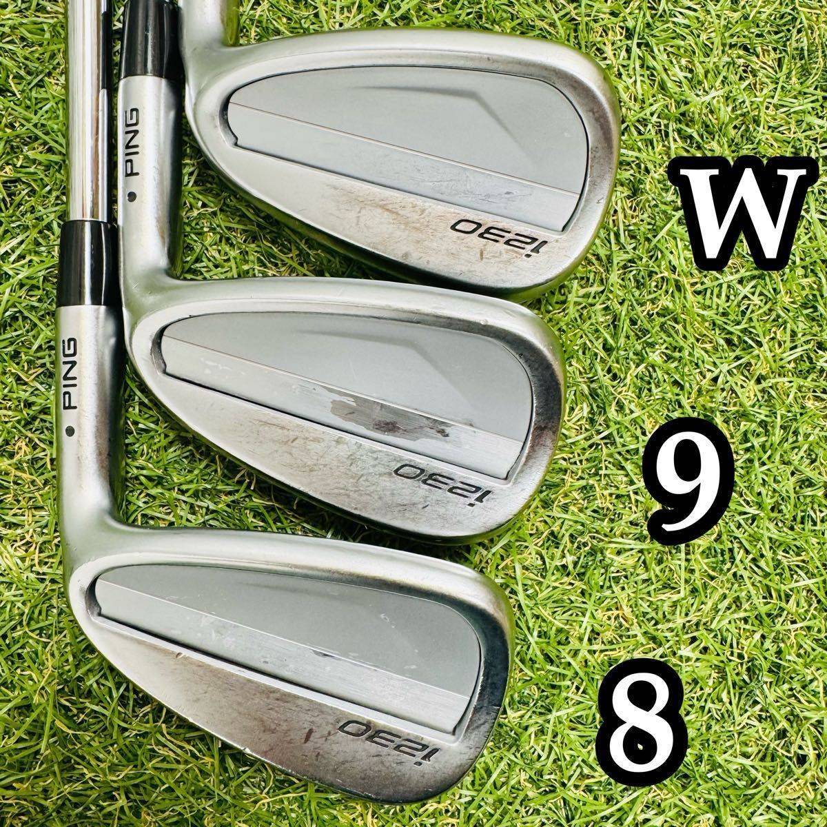 簡素な ピン i230 黒ドット メンズアイアンセット 6本 スチール S 最安値人気新品。