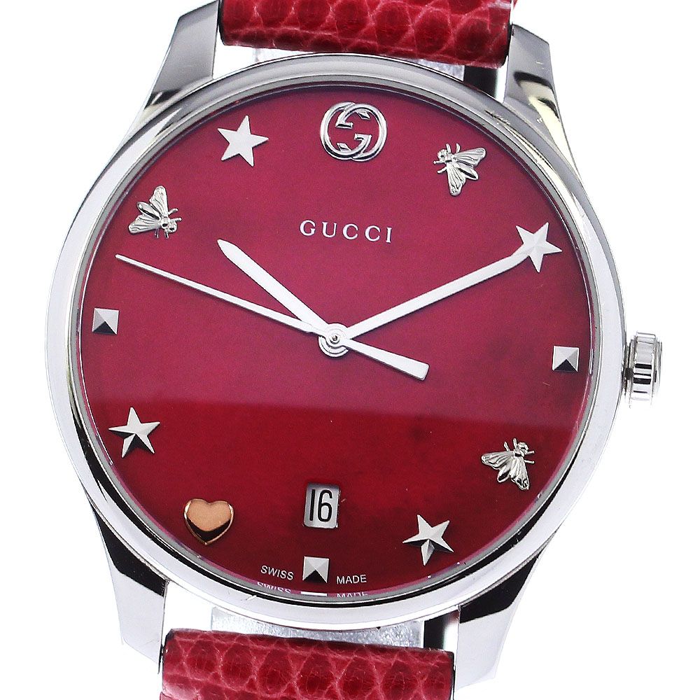 グッチ GUCCI 126.4/YA126584 Gタイムレス デイト クォーツ 