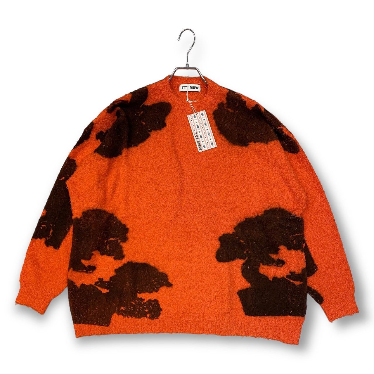 人気商品 TTT L MSW 22SS 青 Bonsai 良品 ttt_msw Stencil Knit メンズ