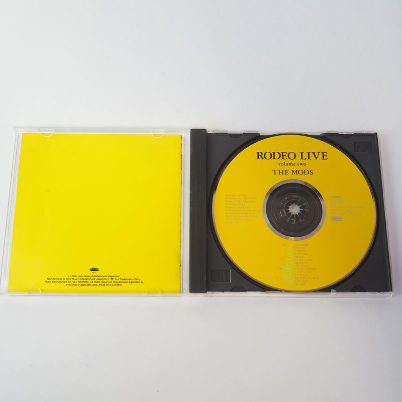 帯付] THE MODS (ザ・モッズ) RODEO LIVE 2 CD ESCB-1476 [G6] - メルカリ