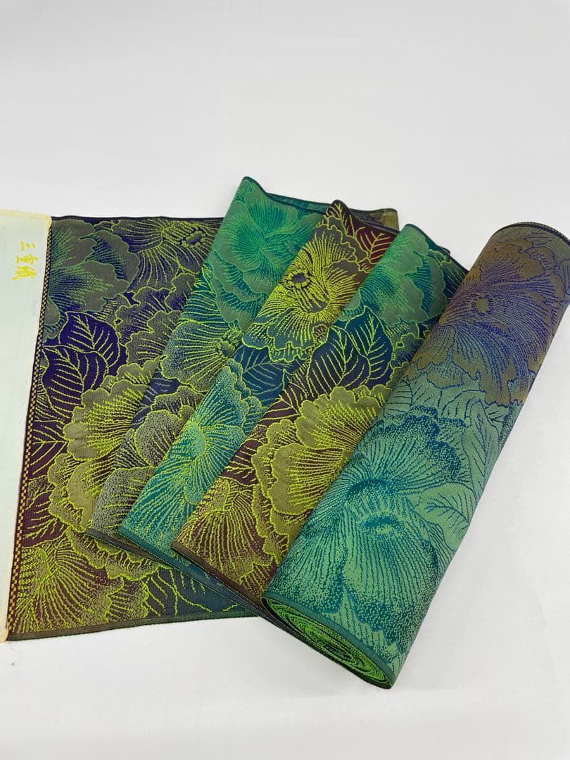 小紋 三重織 個性的 全体柄 40cm巾 正絹 反物 小紋 三重織 個性的 全体柄 40cm巾 正絹 反物