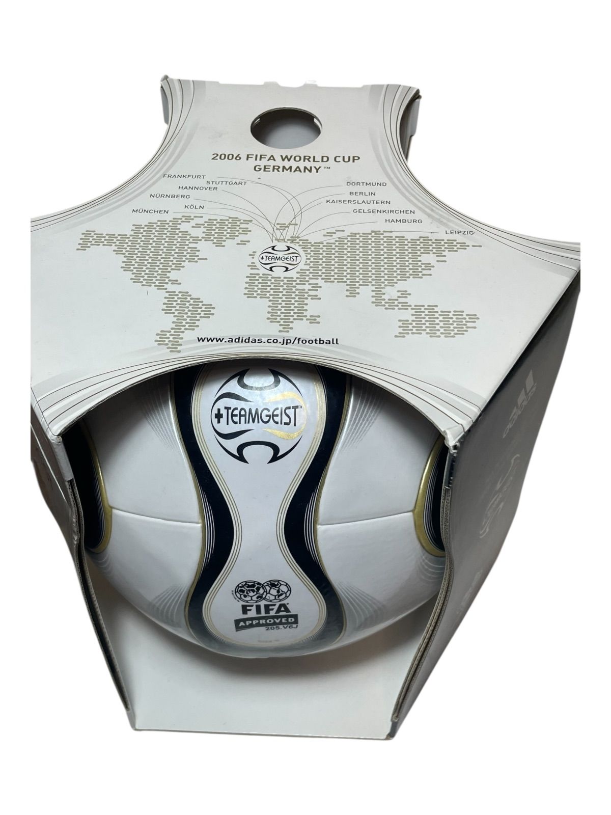 希少】FIFAワールドカップ公式試合球 未使用・箱付 adidas TEAMGEIST