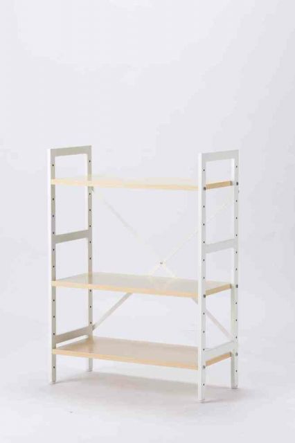 ＫBラック3段43 家具 インテリア  4573321191901  SSR-3W  送料無料 （※北海道、沖縄･離島は発送不可）