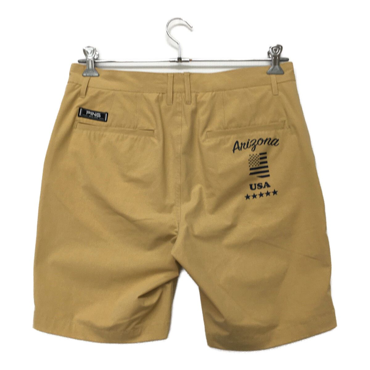 PING - coco 中古 ピン PING メンズ ハーフパンツ LL ベージュ 中古 メンズ ピン PING ハーフパンツ L ベージュ シンプル 薄手