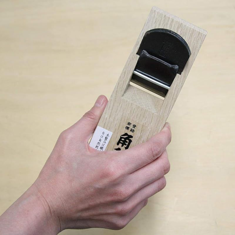 角利産業 Kakuri Sangyo ミニ鉋 刃幅42mm 台180mm カンナ かんな 平 DIY 大工道具 木材 表面 仕上 加工 41431