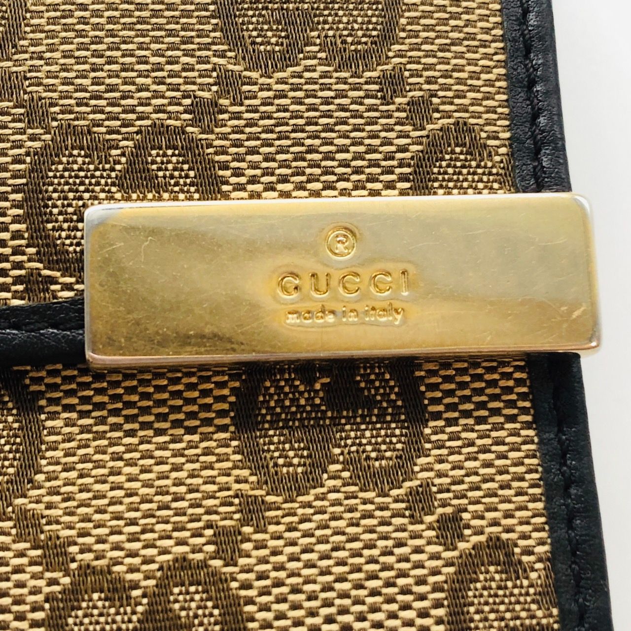 ☆グッチ GUCCI 長財布 291099 GGキャンバス ブラウン系 中古 005791