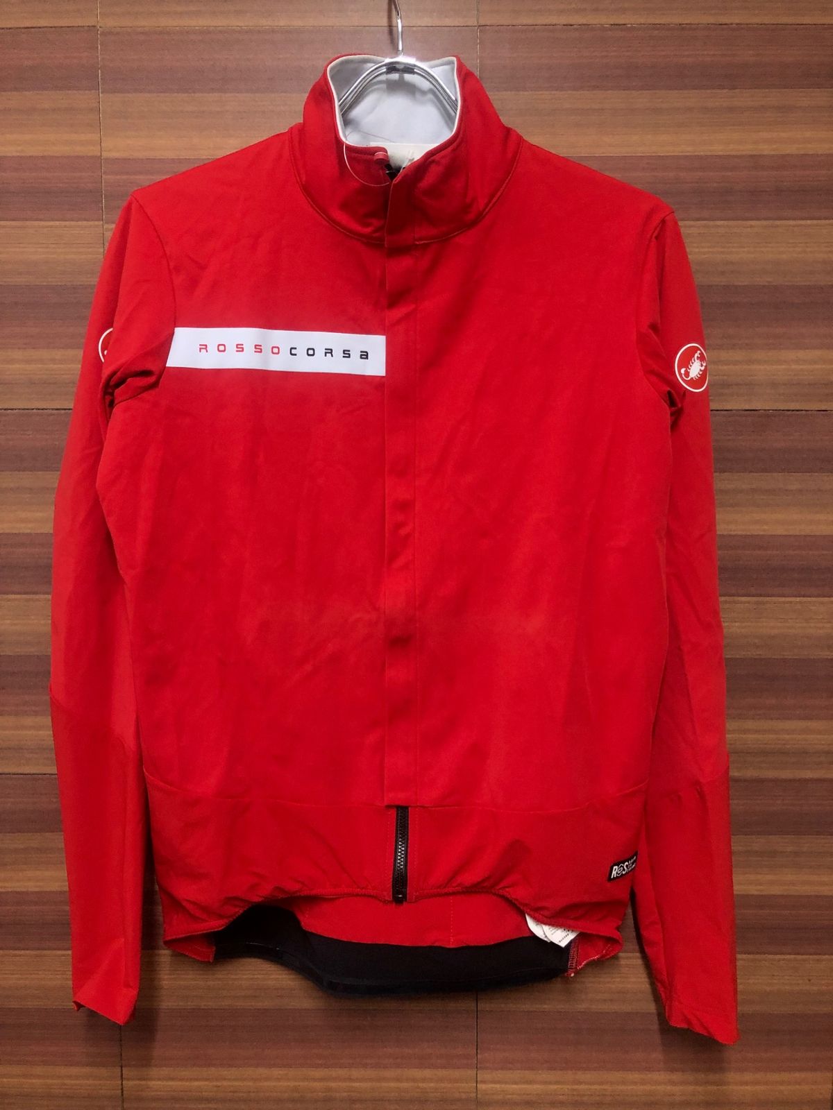 美品 CASTELLI カステリ ロッソコルサ サイクルジャケット ブルゾン 美品 CASTELLI サイクルジャケット ブラック Sサイズ 美品 CASTELLI