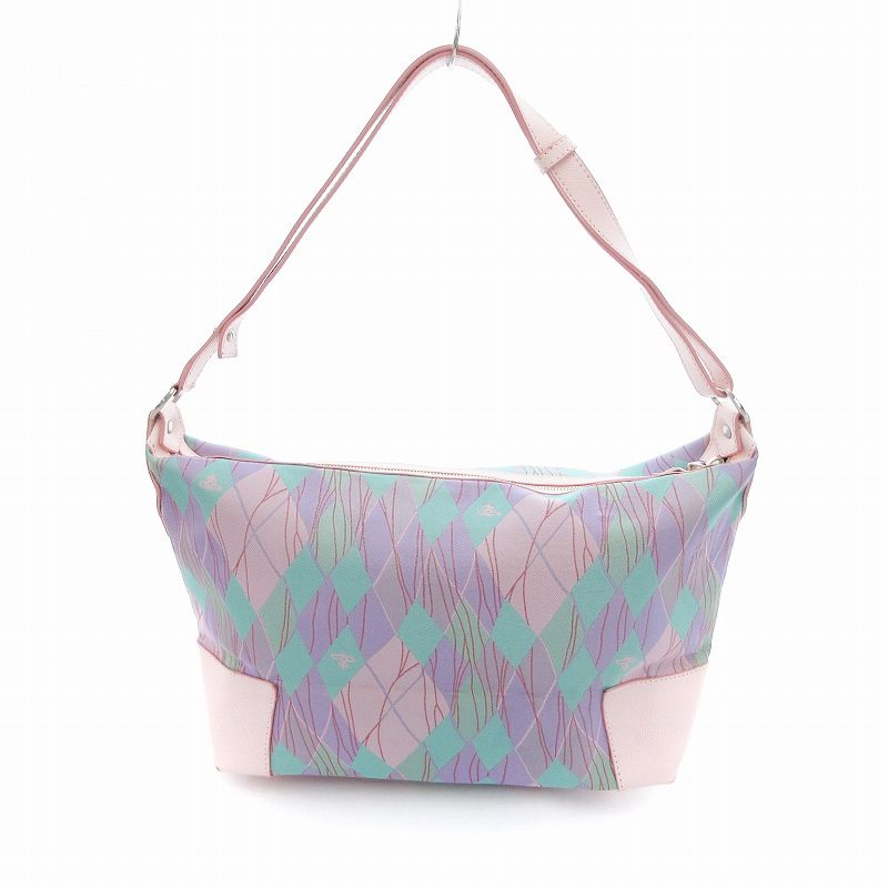 ★Vivienne Westwood★ マルチカラー Heather ショルダーバッグ HEATHER Vivienne Westwood(ヴィヴィアンウエストウッド) - 海外