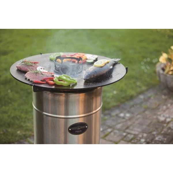 品質保証で、高速配送！ 本体別売 パイロンプレート|グリルプレート 単品 直径57cm スチール製 FEUER HAND フュアハンド 〔バーべキュー アウトドア〕 メンテナンス済み