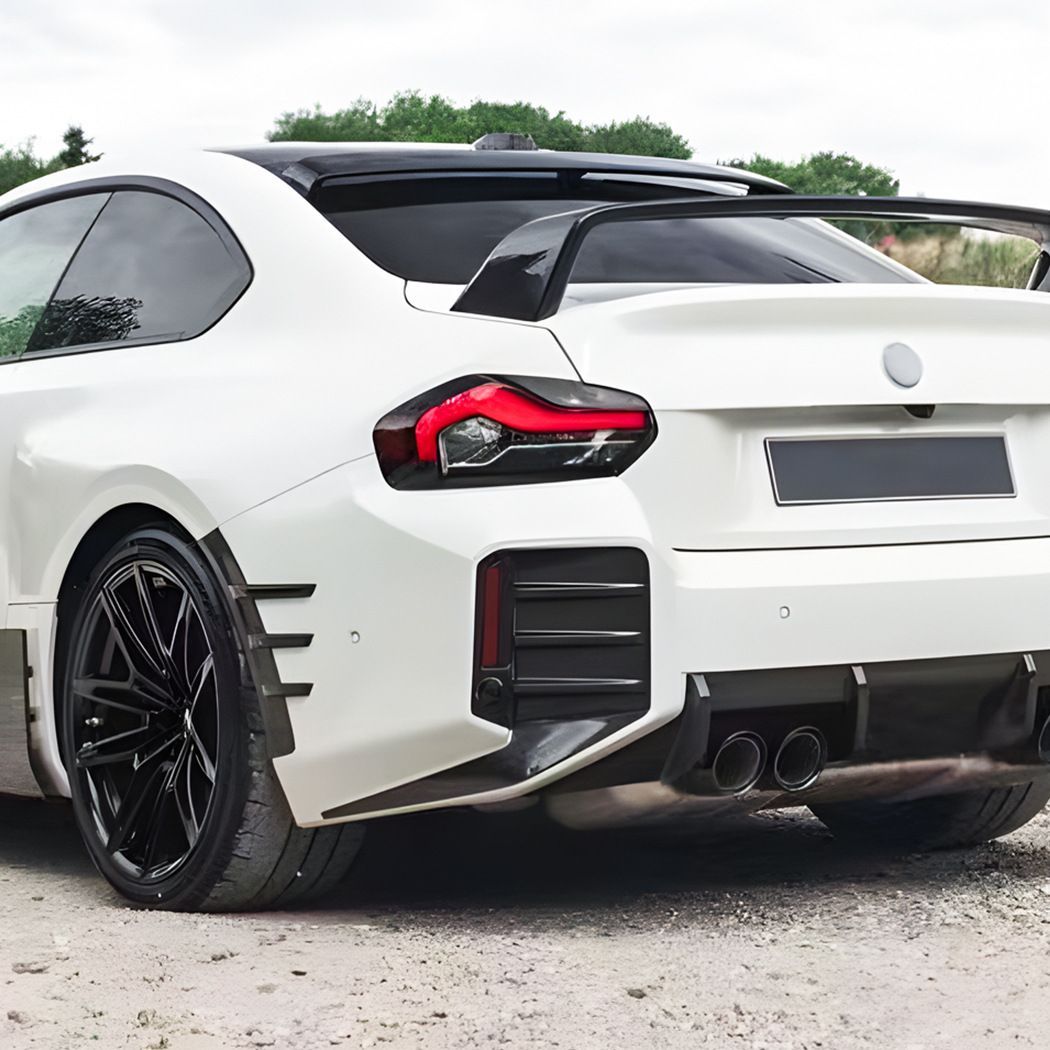 BMW 2シリーズ M2 G87 2025 MPキット リアバンパーエアベント フィン ディフューザー 改装パーツLu340春