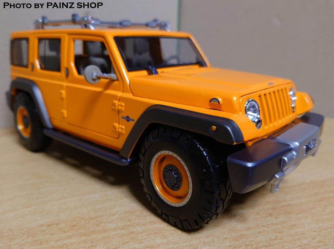 1/18 ジープ レスキューコンセプト オレンジ JEEP Rescue - メルカリ