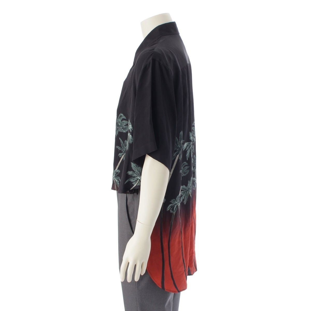 CELINE パームツリー柄 半袖シャツ 38