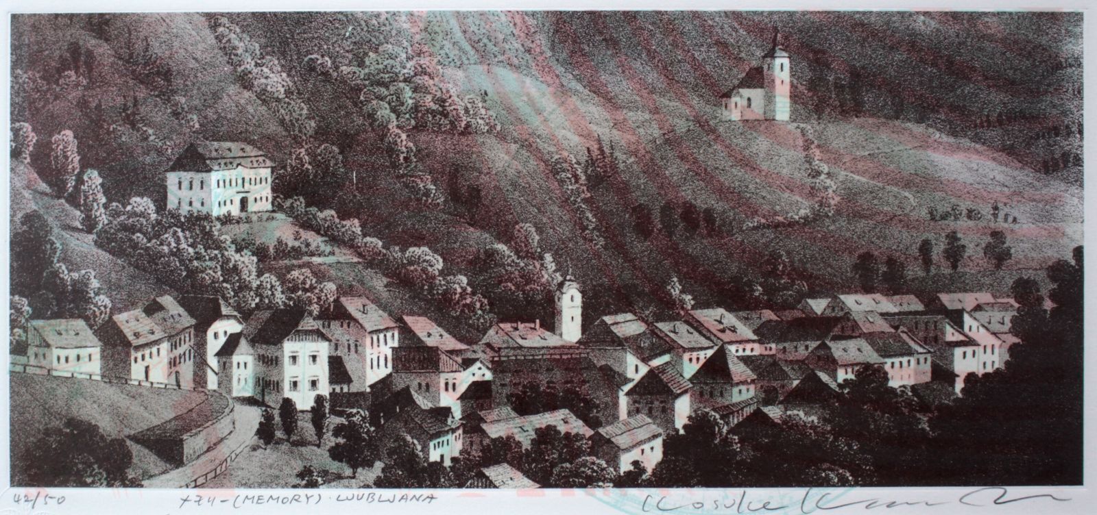 木村光佑『メモリー LJUBLJANA』リトグラフ【真作保証】 絵画 木村光佑『メモリー LJUBLJANA』リトグラフ【真作保証】 絵画の