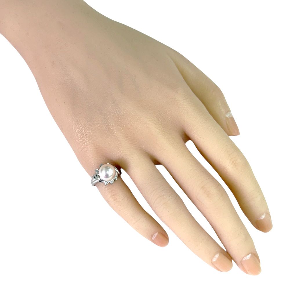 リング 指輪 7.5号 Pt900プラチナ ダイヤモンド レディース