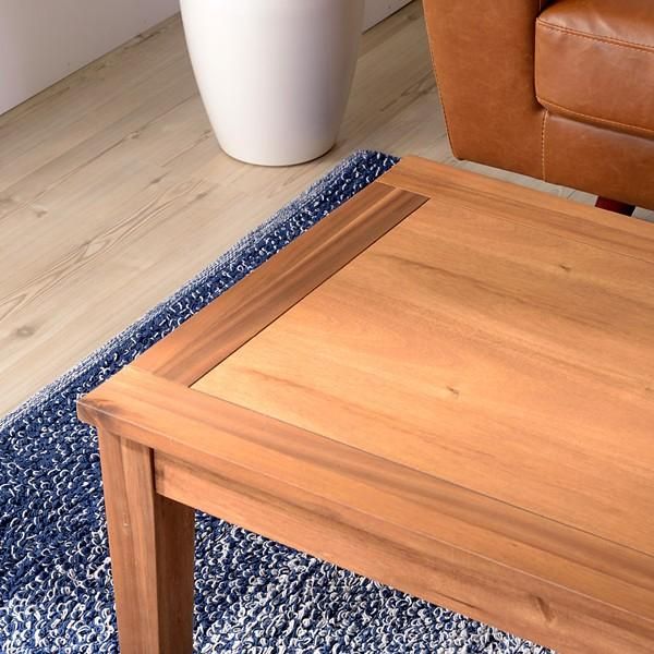 アカシア材 ロー センター テーブル 木製 ダイニング コーヒーソファー