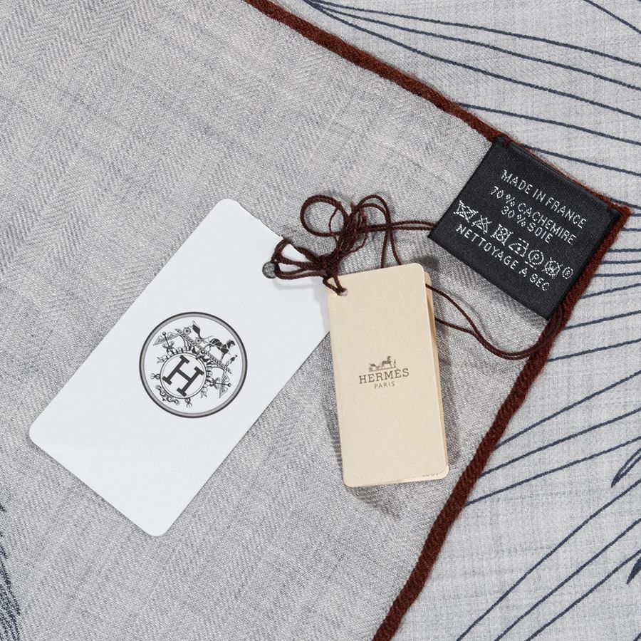 HERMES エルメス カシシル140 Index Palmarum ヤシの目録 HERMES - 未使用 エルメス HERMES 2020 スカーフ カレジェアン