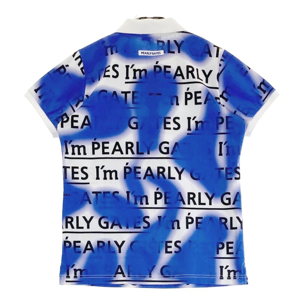 Pearly Gates ネイビー ポロシャツ サイズ0 PEARLY GATES ネイビー