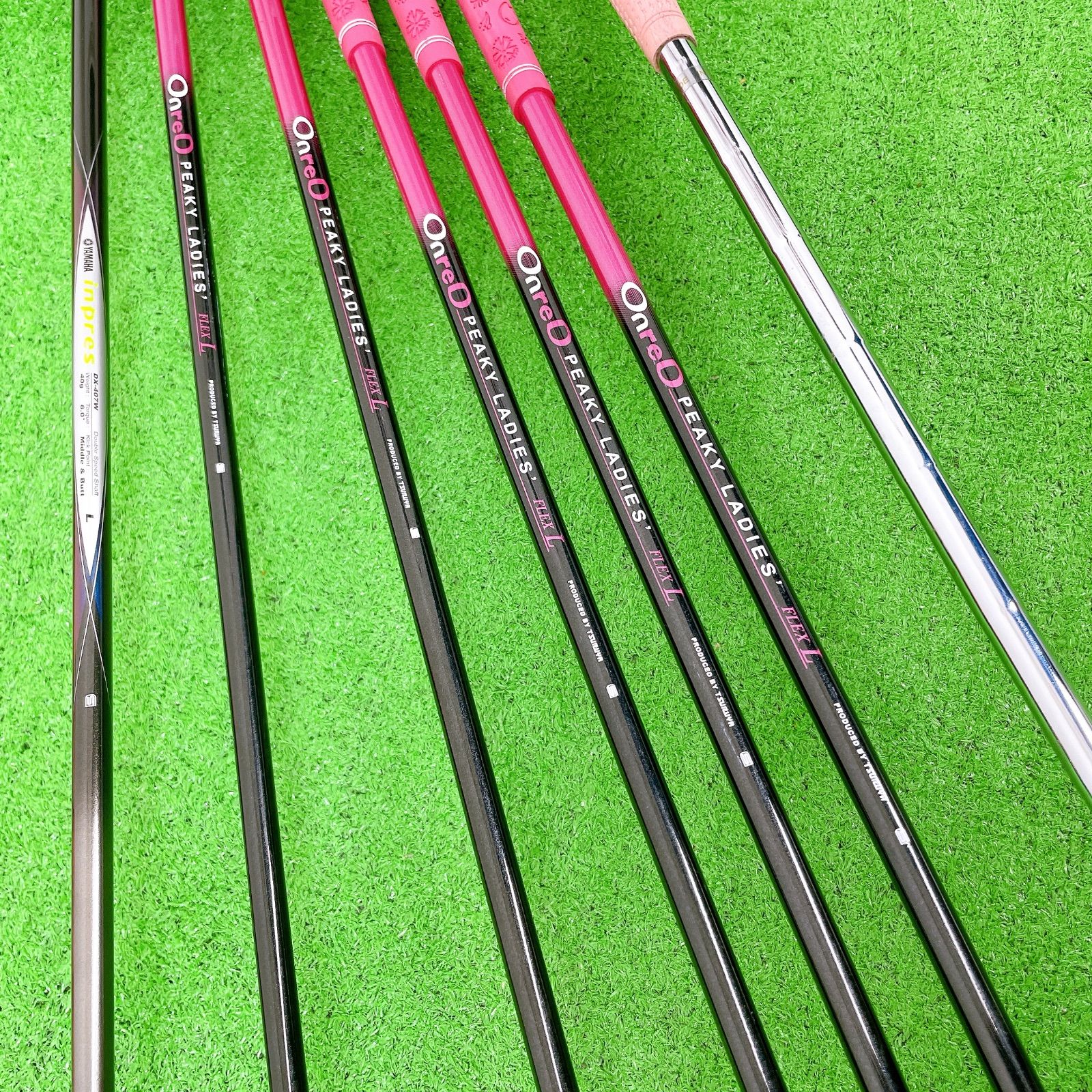 レディース ゴルフ クラブセット inpres ONRED キャロウェイ キャディバック付き YAMAHA フレックスL