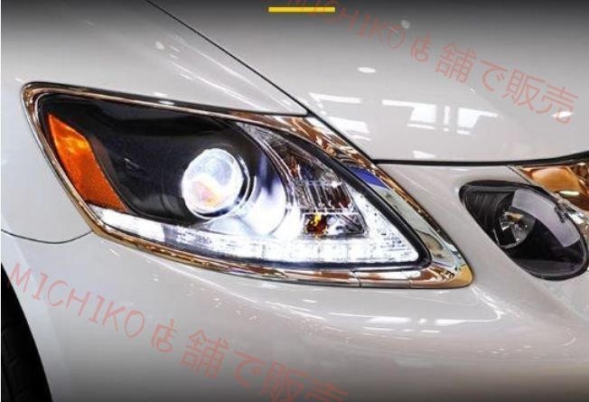 レクサス GS GS350 2005-2012 フロント ヘッドランプ ヘッドライト 外装カスタム FFCRYSTALESIA_COM