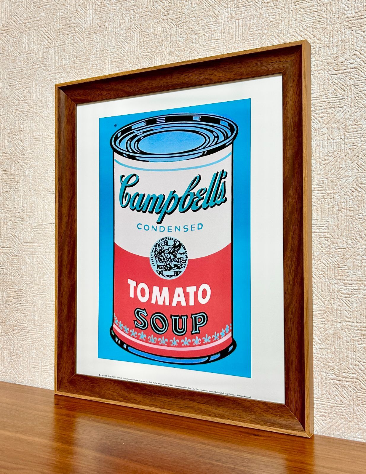 額縁付き】 アンディウォーホル Campbell's Soup Cans ② アンディ