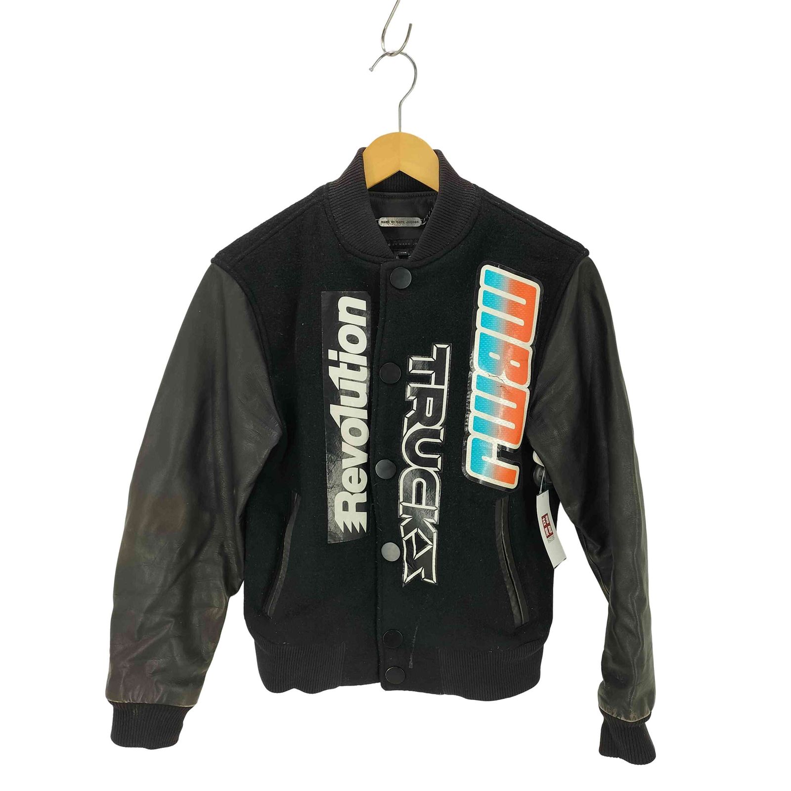 Marc by Marc Jacobs(マークバイマークジェイコブス) 14AW Acid Graphic Design Stadium Jumper  メンズ  XXS【中古】【ブランド古着バズストア】 マークバイマークジェイコブス Marc by Marc Jacobs 14AW Acid Graphic