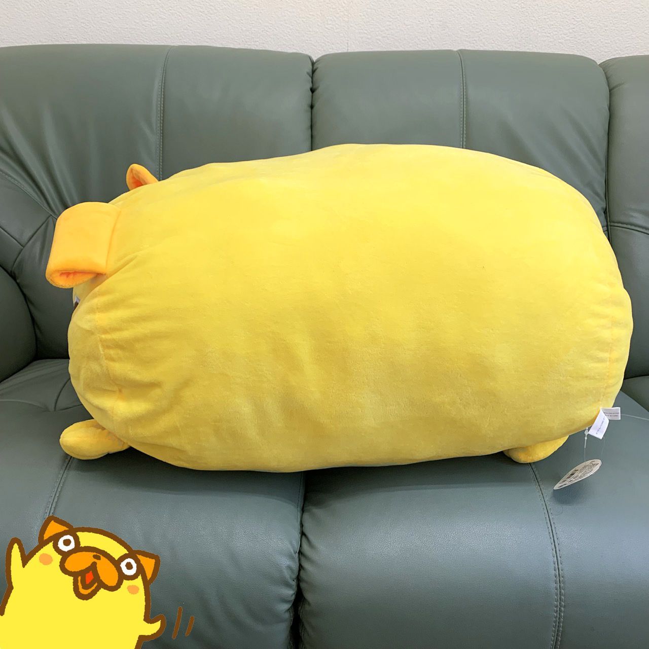 新品】☆パグ太郎☆くったりパグ太郎寝そべりぬいぐるみ 超特大 60cm