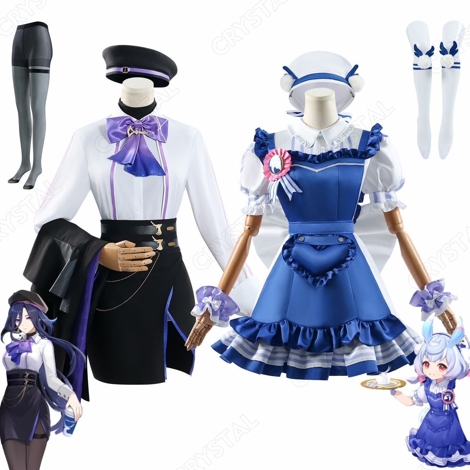 原神 Genshin クロリンデ|シグウィン コスプレ衣装 ラッキンコーヒー コラボ 原神 キャラ衣装 げんしん ヒロイン Clorinde|Sigewinne コnrw5717