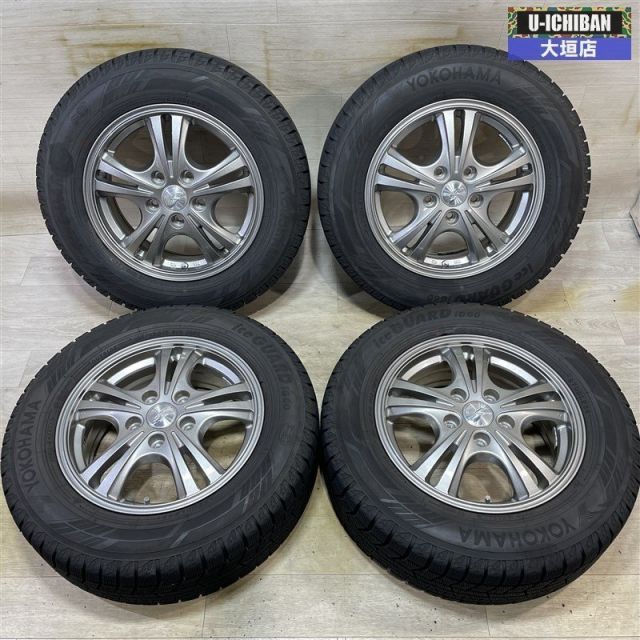 80系 ノア ヴォクシー 等 ストレンジャー 6-15 50 5H114.3 2025年製 ヨコハマ IG60 195|65R15 15インチ スタッドレス 4本セット _T002R