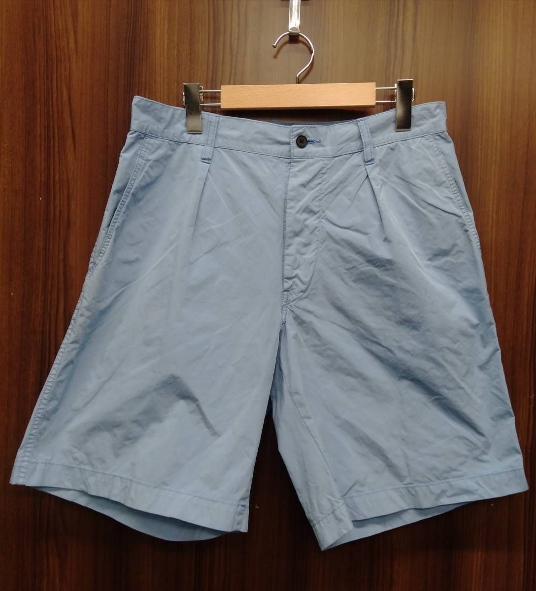 SCYE BASICS × BEAMS / サイベーシックス × ビームス BEAMS別注 ハーフパンツ 5116-81614 ライトブルー 36(M～L相当)