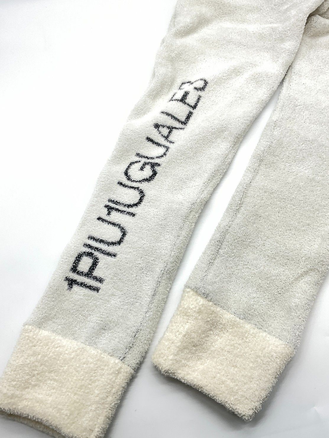 未使用 1PIU1UGUALE3 GOLF×戸賀敬城 5 ホワイト SHAGGY RIB