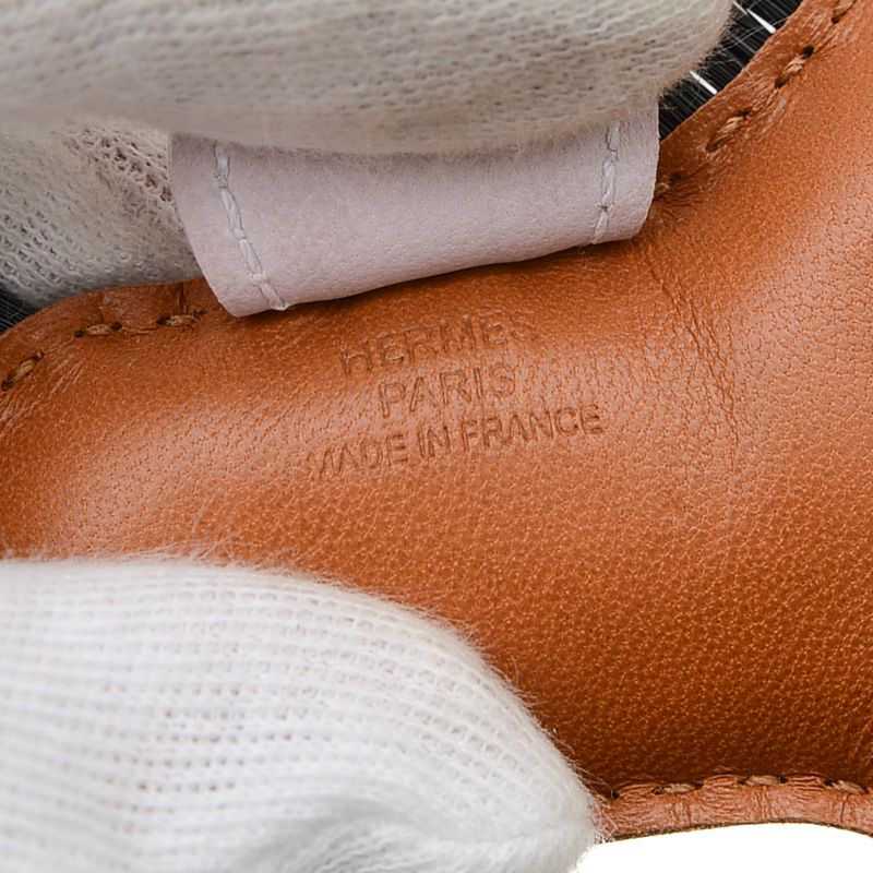 エルメス ロデオPM チャーム ゴールド/ブラック/モーヴペール