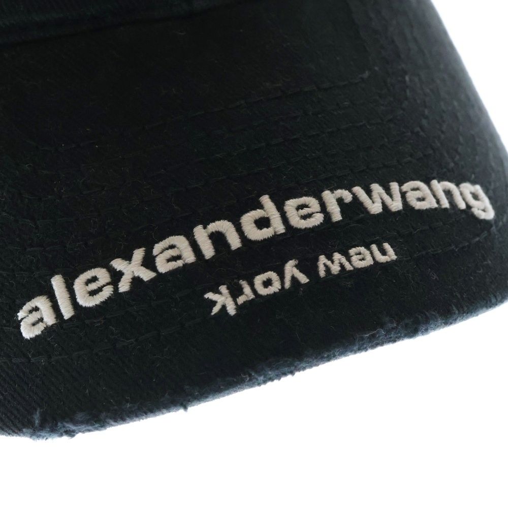 ALEXANDER WANG ロゴ刺繍 コットン ベースボールキャップ ALEXANDER WANG (アレキサンダーワン) ロゴ刺繍 コットン ベース