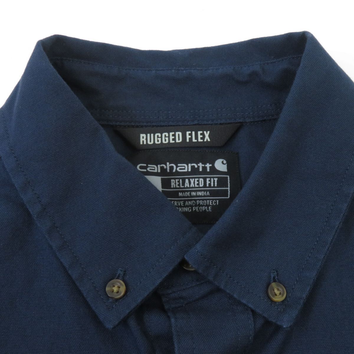 Carhartt カーハート RUGGED FLEX WORK SHIRT ラギッドフレックス ワークシャツ 103555-412 Lサイズ ※中古  - メルカリ