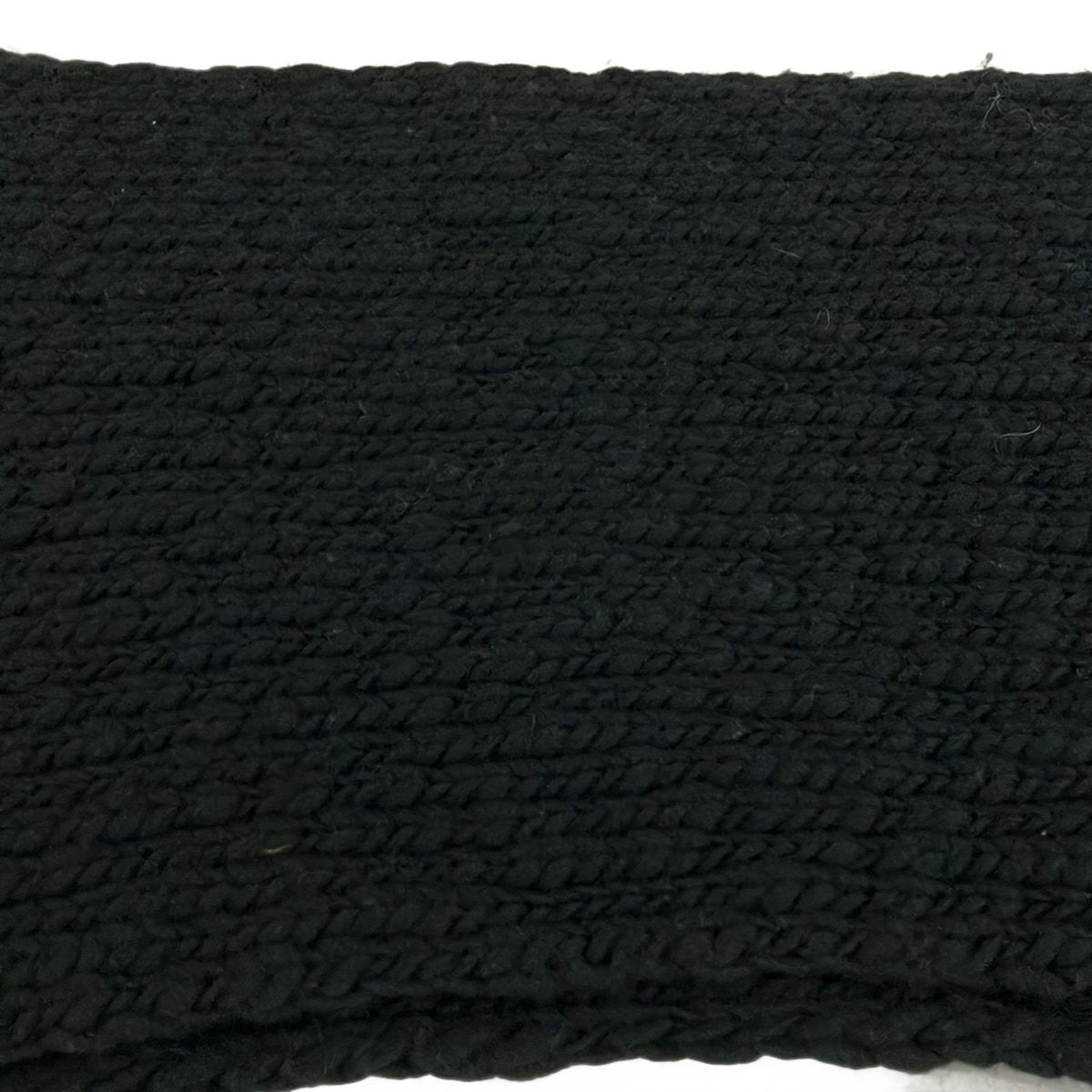 SAINT LAURENT PARIS(サンローランパリ) マフラー - 黒 ウール 中古  