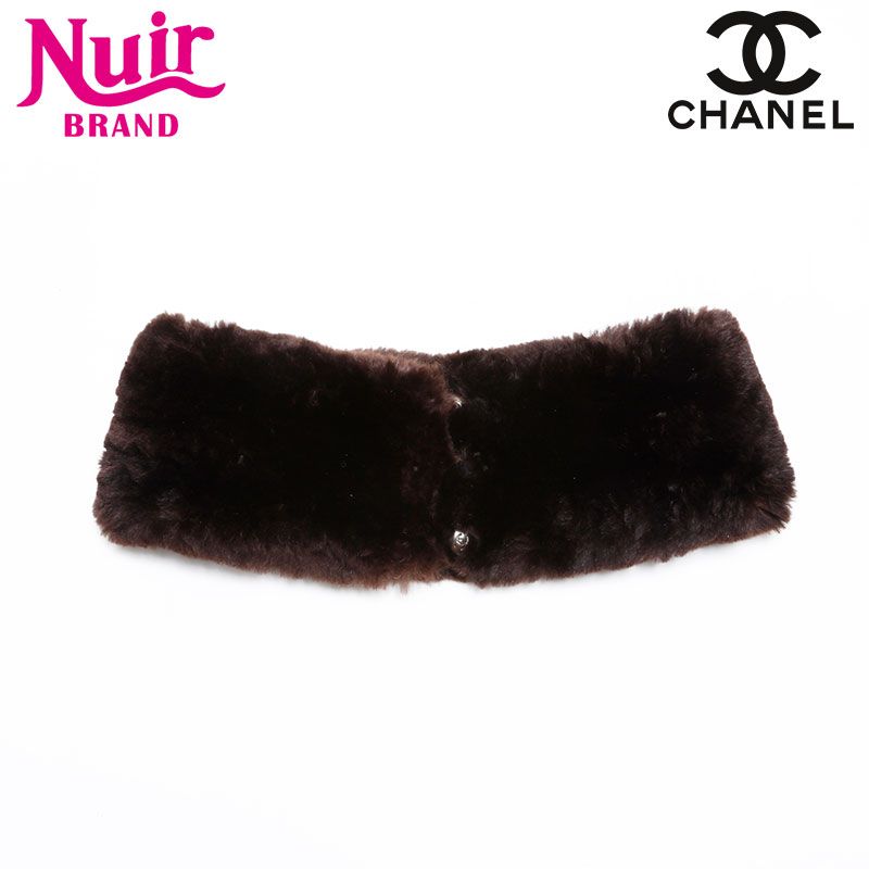 シャネル(CHANEL) ココマーク ラビット ファーマフラー CHANEL】シャネル『ココマーク ラビットファー ティペット