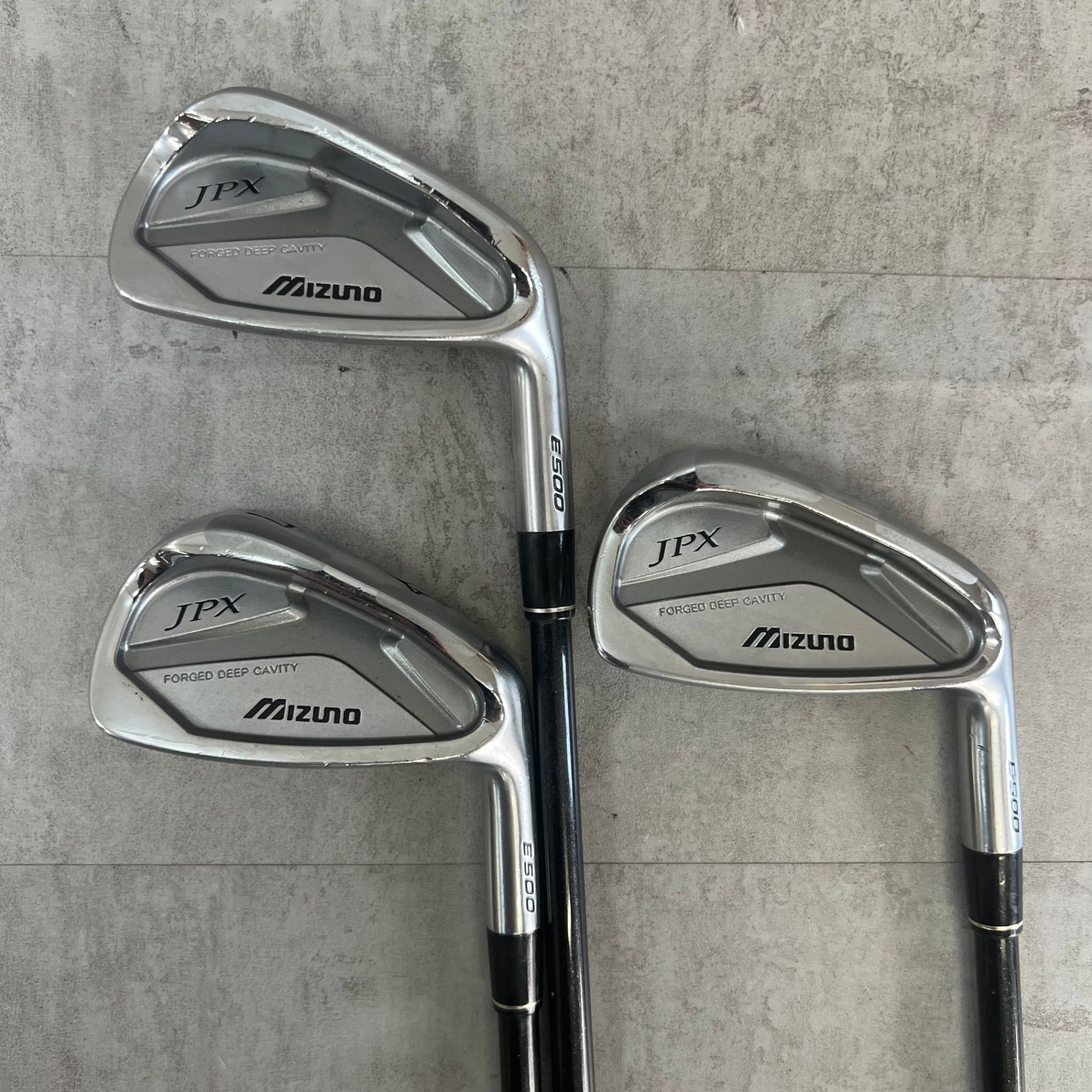 ゴルフ ミズノ JPX E500 メンズゴルフ アイアン 6本 S 右利き用 MIZUNO