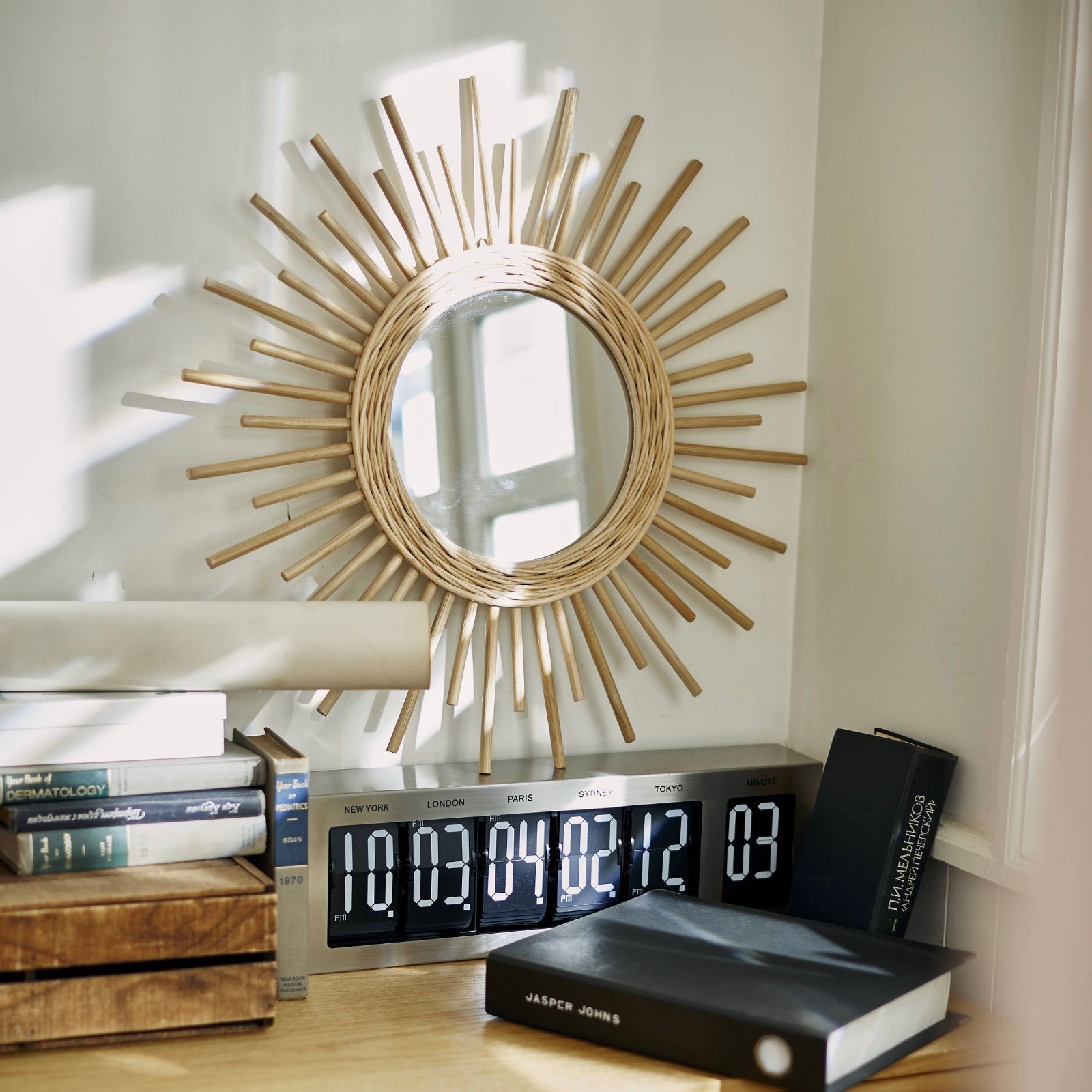 アンティークマジョリカタイルミラー｜インテリア雑貨専門店エル