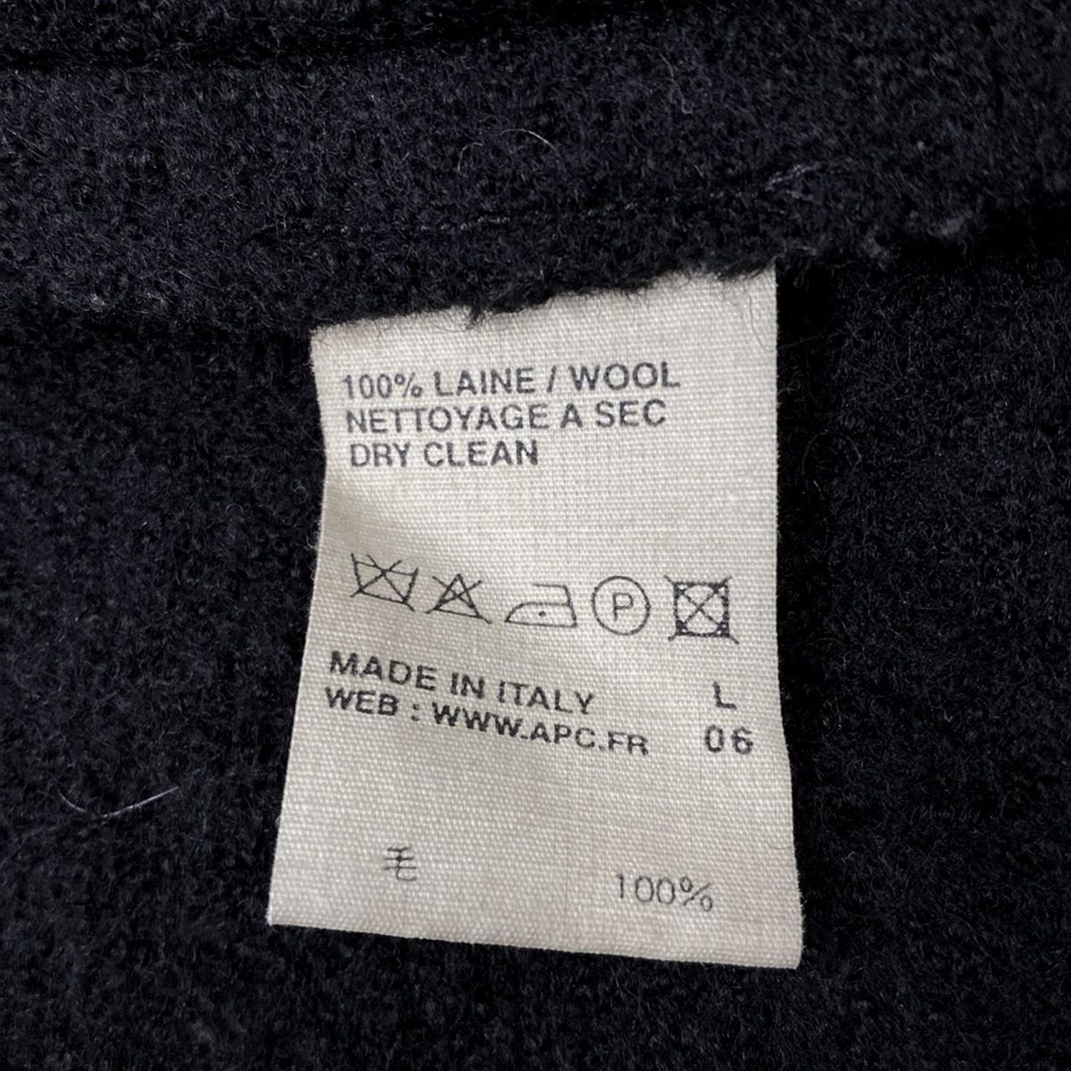 A.P.C. アーペーセー コットンジャケット / S / 黒 アーペーセー A.P.C. ジャケット シャツジャケット ブラック