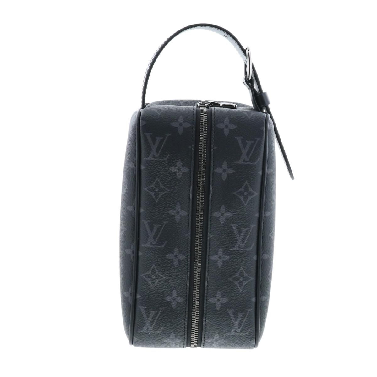 LOUIS VUITTON ルイヴィトン ﾛｯｶｰ ﾄﾞｯﾌﾟ･ｷｯﾄ バッグ セカンドバッグ|ポーチ|クラッチ monogram eclipse Black M83113 used A